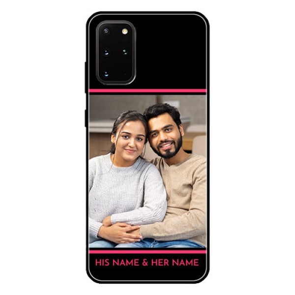 Galaxy S20 Plus Custom Glass Mobile Case - with Add Text Design Galaxy S20 Plus Custom Glass Mobile Case - with Add Text Design