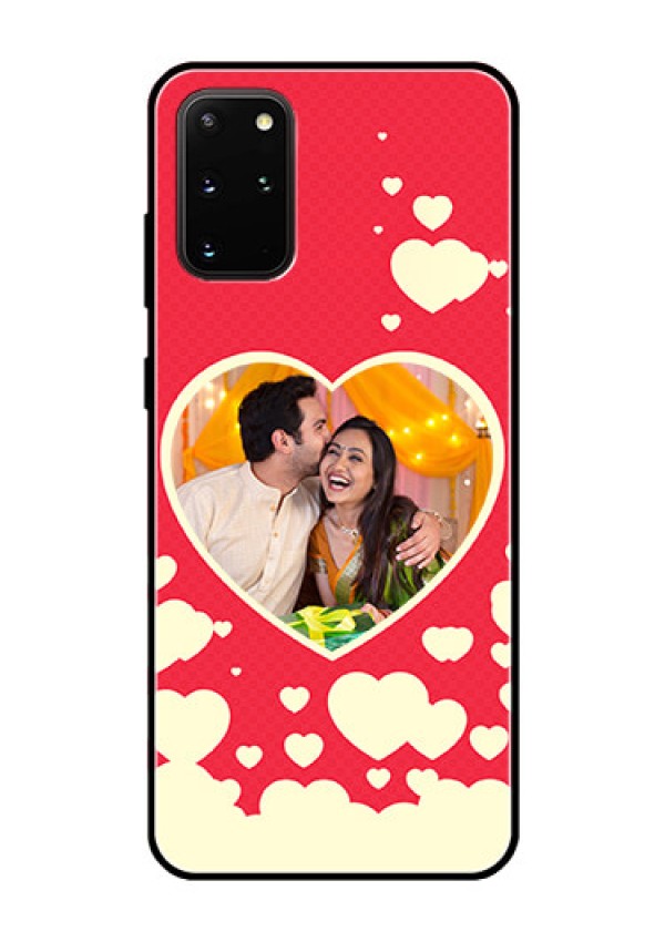 Galaxy S20 Plus Custom Glass Mobile Case  - Love Symbols Phone Cover Design