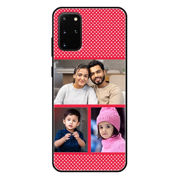 Galaxy S20 Plus Personalized Glass Phone Case  - Bulk Pic Upload Design
