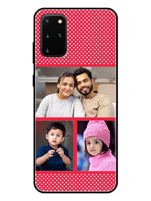 Custom Galaxy S20 Plus Personalized Glass Phone Case  - Bulk Pic Upload Design