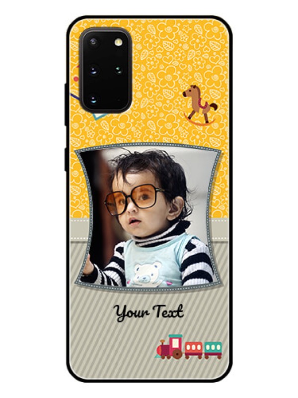 Custom Galaxy S20 Plus Personalized Glass Phone Case  - Baby Picture Upload Design