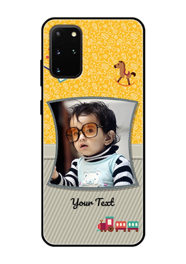 Galaxy S20 Plus Personalized Glass Phone Case  - Baby Picture Upload Design