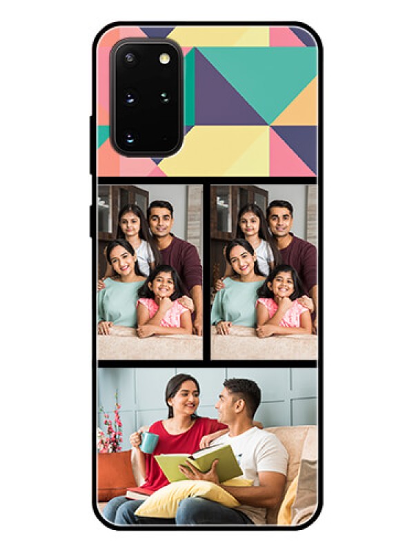 Custom Galaxy S20 Plus Custom Glass Phone Case  - Bulk Pic Upload Design