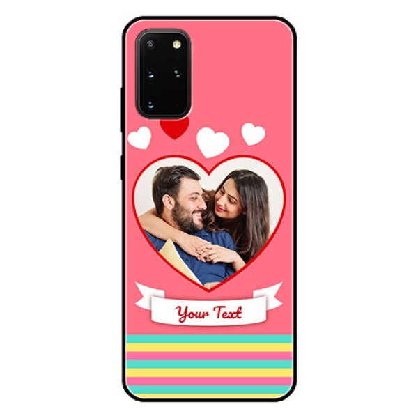 Galaxy S20 Plus Photo Printing on Glass Case - Love Doodle Design Galaxy S20 Plus Photo Printing on Glass Case - Love Doodle Design