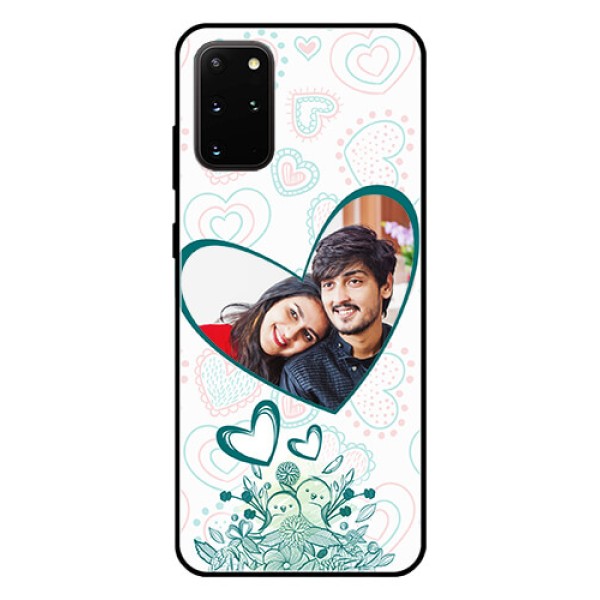 Galaxy S20 Plus Photo Printing on Glass Case  - Premium Couple Design