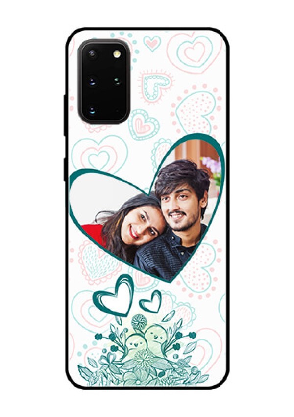 Galaxy S20 Plus Photo Printing on Glass Case  - Premium Couple Design