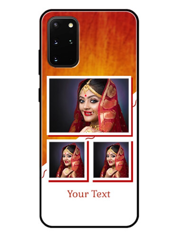 Custom Galaxy S20 Plus Custom Glass Phone Case  - Wedding Memories Design  