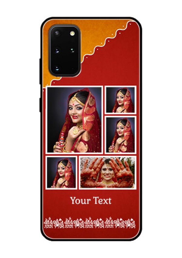 Galaxy S20 Plus Personalized Glass Phone Case  - Wedding Pic Upload Design