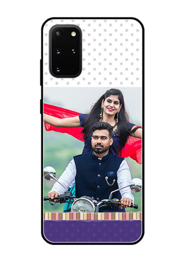 Galaxy S20 Plus Photo Printing on Glass Case  - Cute Family Design