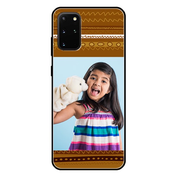 Galaxy S20 Plus Custom Glass Phone Case  - Friends Picture Upload Design 