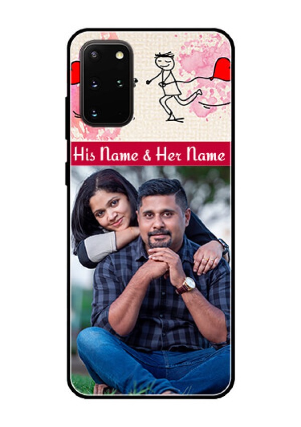 Galaxy S20 Plus Photo Printing on Glass Case  - You and Me Case Design