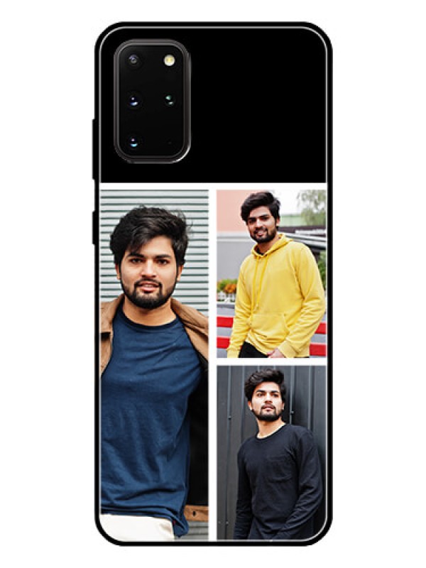 Custom Galaxy S20 Plus Photo Printing on Glass Case  - Upload Multiple Picture Design