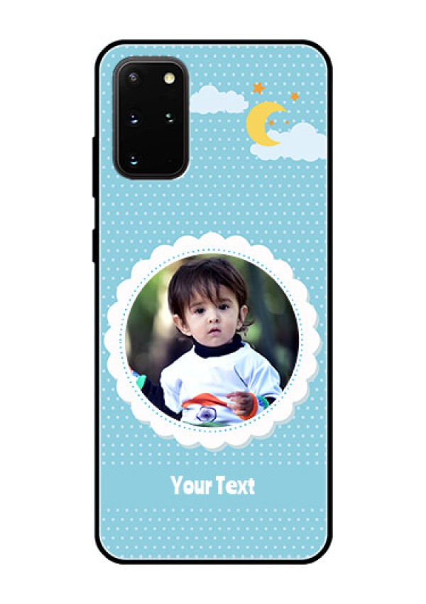 Galaxy S20 Plus Personalised Glass Phone Case  - Violet Pattern Design