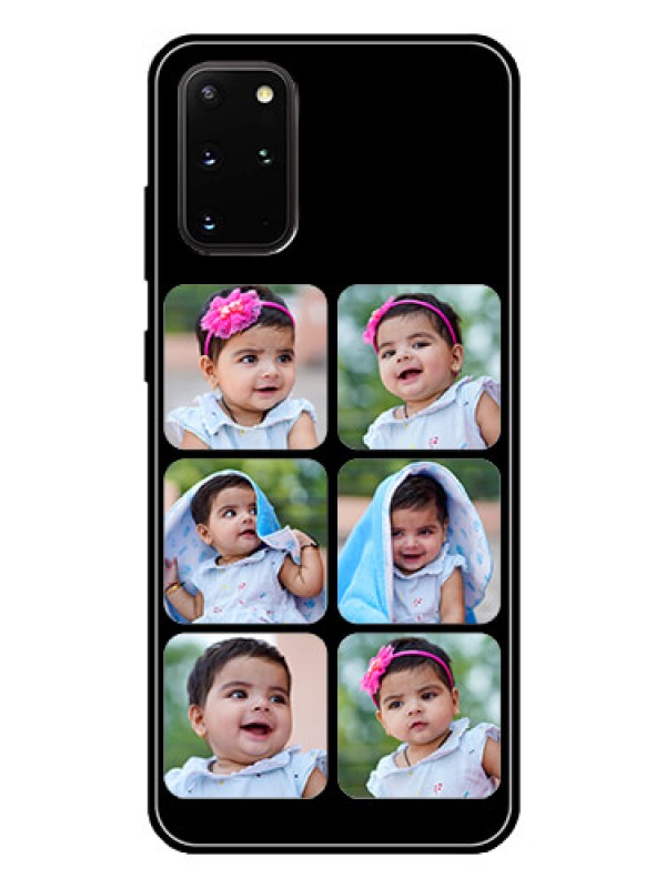 Custom Galaxy S20 Plus Photo Printing on Glass Case  - Multiple Pictures Design
