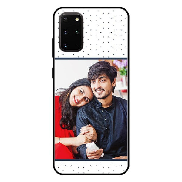 Galaxy S20 Plus Personalized Glass Phone Case  - Premium Dot Design