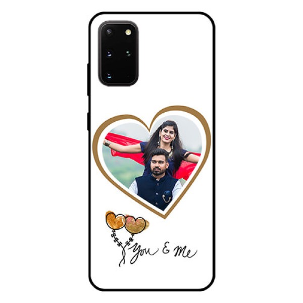 Galaxy S20 Plus Custom Glass Mobile Case  - You & Me Design