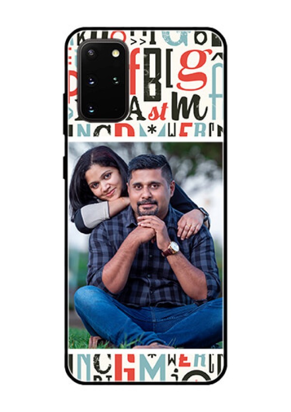 Galaxy S20 Plus Personalized Glass Phone Case  - Alphabet Design