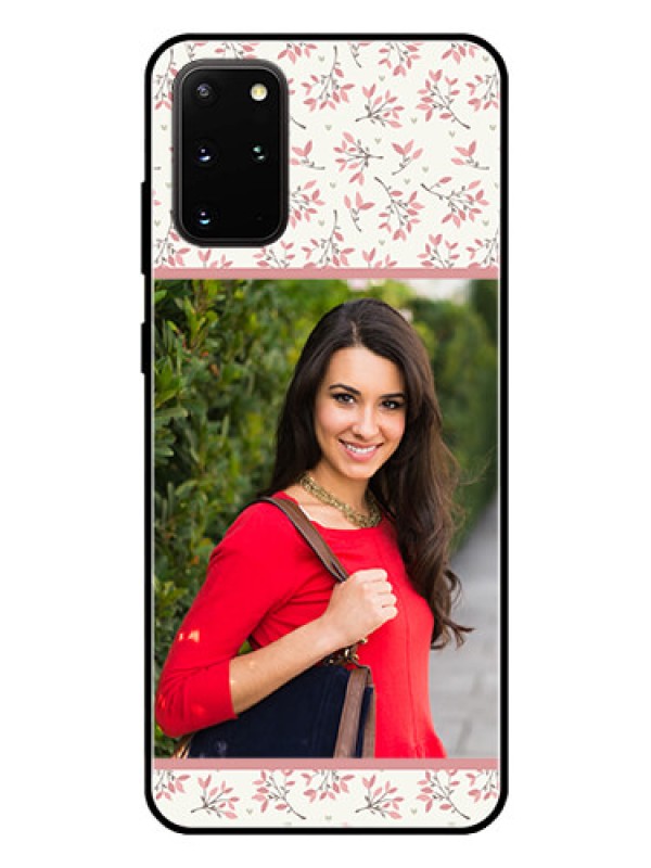 Custom Galaxy S20 Plus Custom Glass Phone Case  - Premium Floral Design
