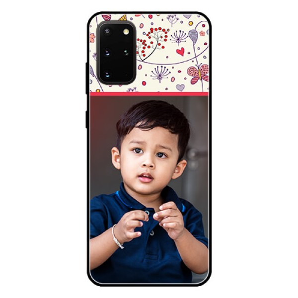 Galaxy S20 Plus Custom Glass Mobile Case  - Premium Floral Design