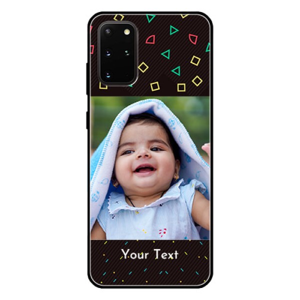 Galaxy S20 Plus Custom Glass Phone Case - with confetti birthday design Galaxy S20 Plus Custom Glass Phone Case - with confetti birthday design