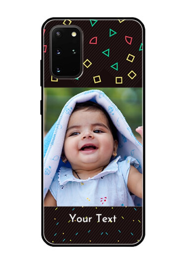 Galaxy S20 Plus Custom Glass Phone Case  - with confetti birthday design