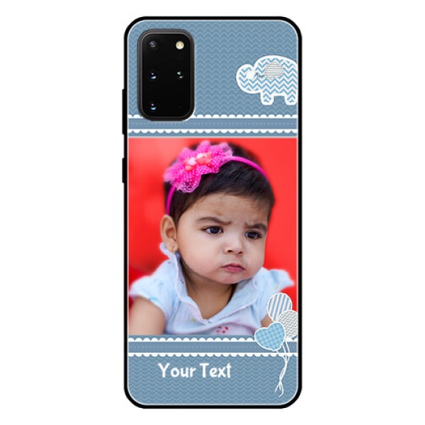 Galaxy S20 Plus Photo Printing on Glass Case  - with Kids Pattern Design