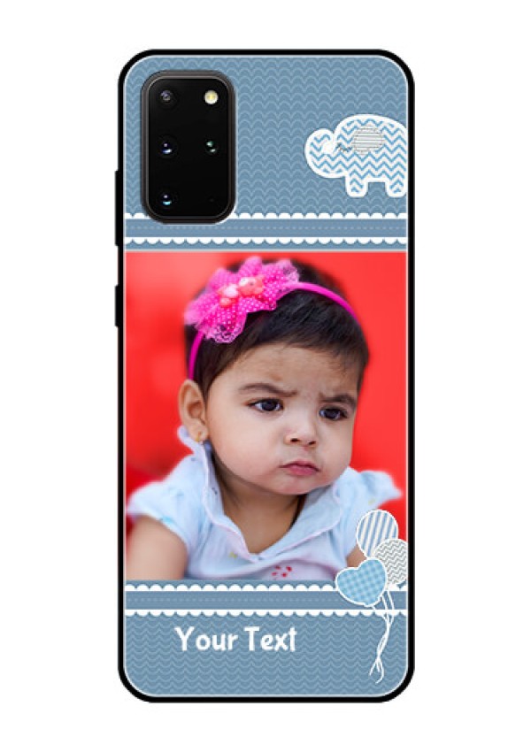 Galaxy S20 Plus Photo Printing on Glass Case  - with Kids Pattern Design