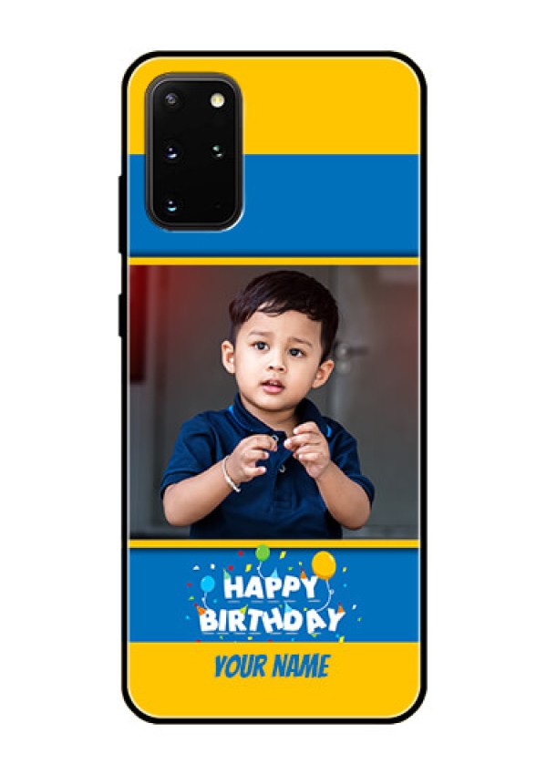 Galaxy S20 Plus Custom Glass Mobile Case  - Birthday Wishes Design