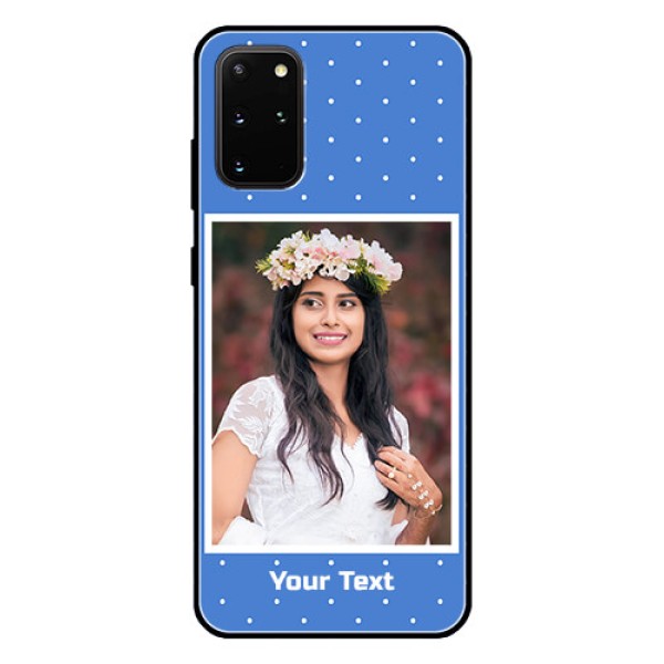 Galaxy S20 Plus Photo Printing on Glass Case  - Polka dots design