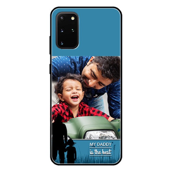 Galaxy S20 Plus Custom Glass Mobile Case - Best dad design Galaxy S20 Plus Custom Glass Mobile Case - Best dad design