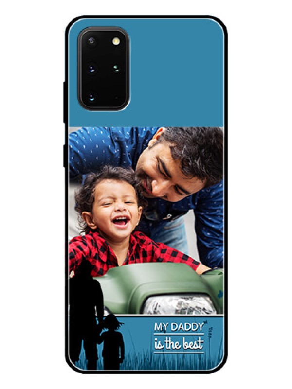 Custom Galaxy S20 Plus Custom Glass Mobile Case  - Best dad design 