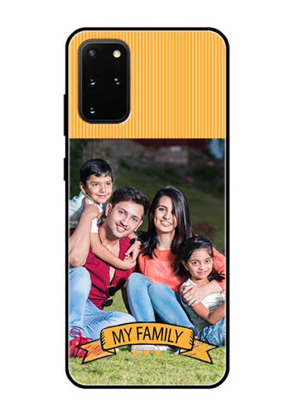 Galaxy S20 Plus Custom Glass Phone Case  - My Family Design