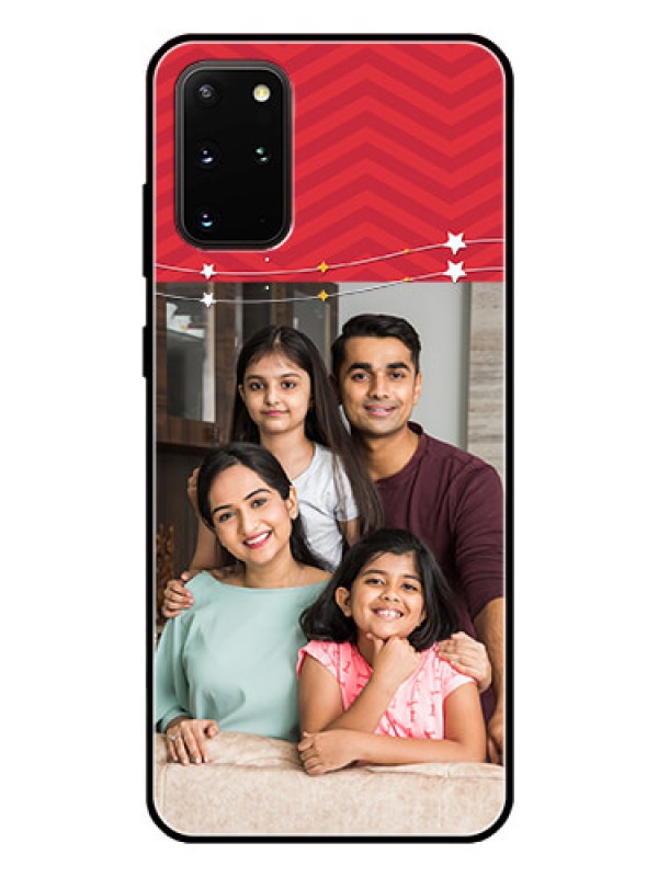 Custom Galaxy S20 Plus Personalized Glass Phone Case  - Happy Family Design