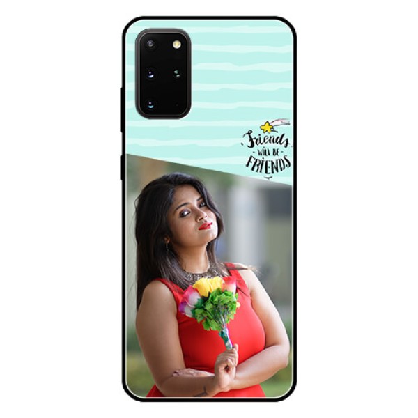 Galaxy S20 Plus Custom Glass Phone Case  - Friends Picture Icon Design