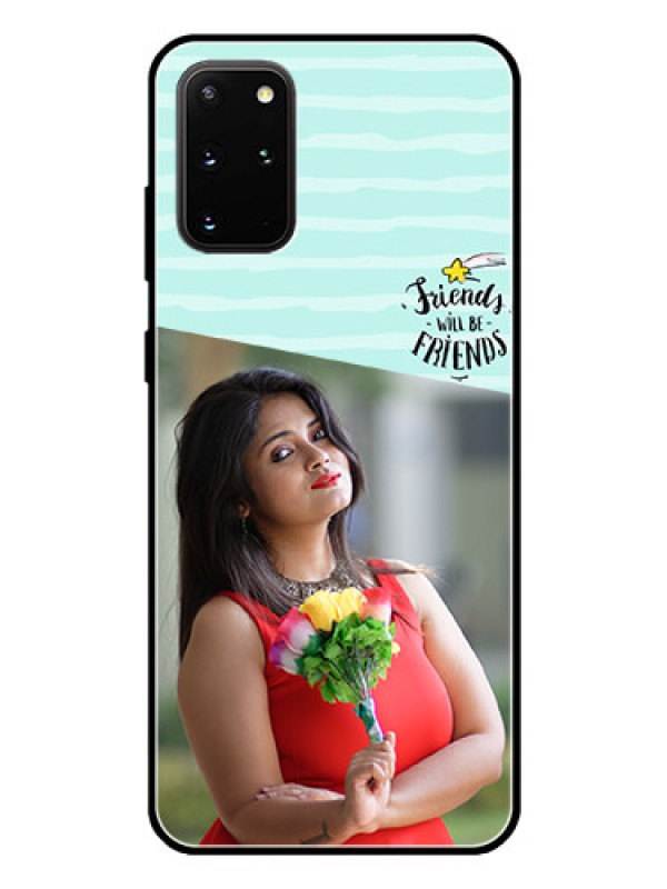 Custom Galaxy S20 Plus Custom Glass Phone Case  - Friends Picture Icon Design