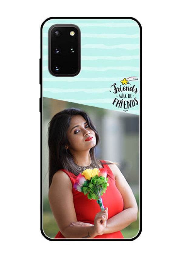 Galaxy S20 Plus Custom Glass Phone Case  - Friends Picture Icon Design