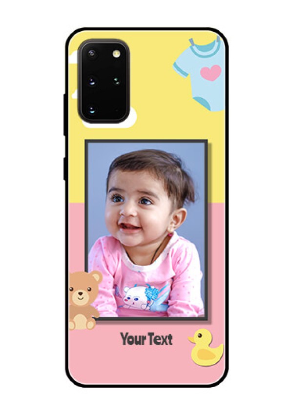 Galaxy S20 Plus Photo Printing on Glass Case  - Kids 2 Color Design