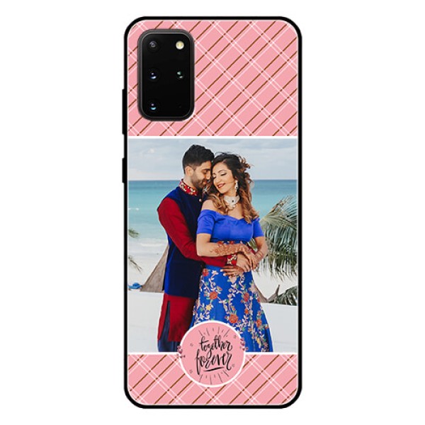 Galaxy S20 Plus Personalized Glass Phone Case - Together Forever Design Galaxy S20 Plus Personalized Glass Phone Case - Together Forever Design