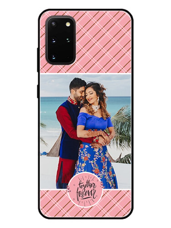 Custom Galaxy S20 Plus Personalized Glass Phone Case  - Together Forever Design