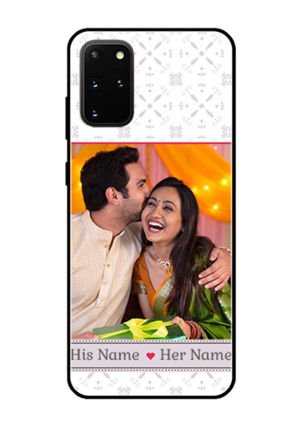 Galaxy S20 Plus Custom Glass Mobile Case  - with Photo and Ethnic Design