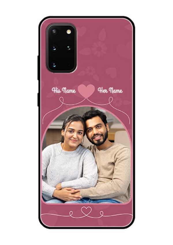 Galaxy S20 Plus Photo Printing on Glass Case  - Love Floral Design