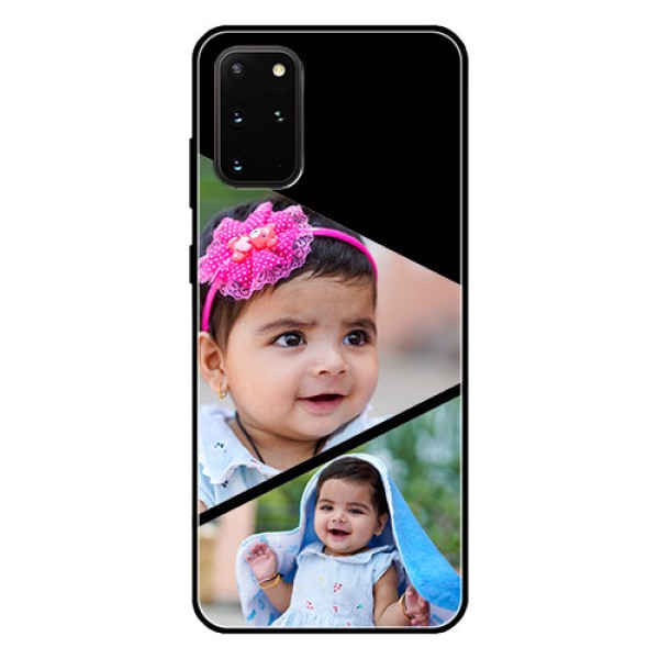 Galaxy S20 Plus Custom Glass Phone Case - Semi Cut Design Galaxy S20 Plus Custom Glass Phone Case - Semi Cut Design