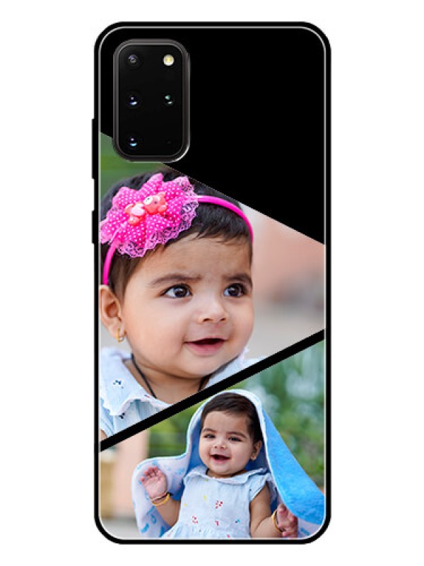 Custom Galaxy S20 Plus Custom Glass Phone Case  - Semi Cut Design