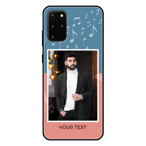 Galaxy S20 Plus Photo Printing on Glass Case - with Color Musical Note Design Galaxy S20 Plus Photo Printing on Glass Case - with Color Musical Note Design