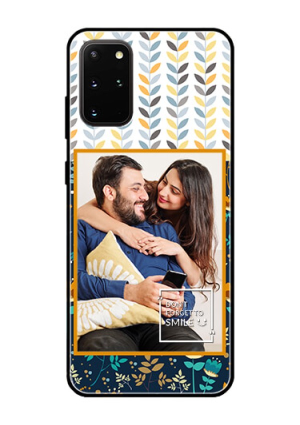Galaxy S20 Plus Custom Glass Mobile Case  - Pattern Design