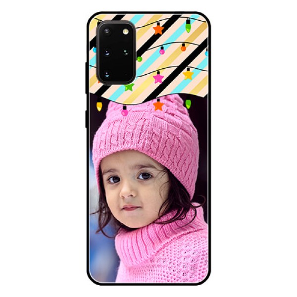 Galaxy S20 Plus Custom Glass Mobile Case - Lights Hanging Design Galaxy S20 Plus Custom Glass Mobile Case - Lights Hanging Design