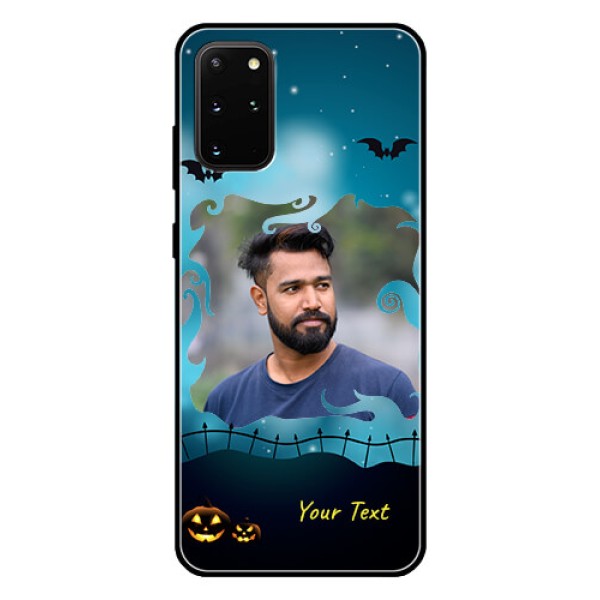 Galaxy S20 Plus Custom Glass Phone Case - Halloween frame design Galaxy S20 Plus Custom Glass Phone Case - Halloween frame design