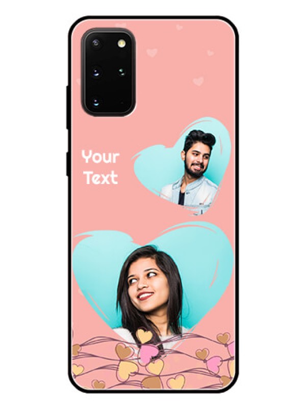 Custom Galaxy S20 Plus Custom Glass Mobile Case  - Love Doodle Design