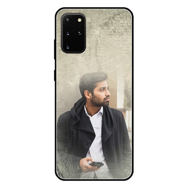 Galaxy S20 Plus Custom Glass Phone Case - with vintage design Galaxy S20 Plus Custom Glass Phone Case - with vintage design