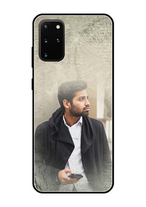 Galaxy S20 Plus Custom Glass Phone Case  - with vintage design